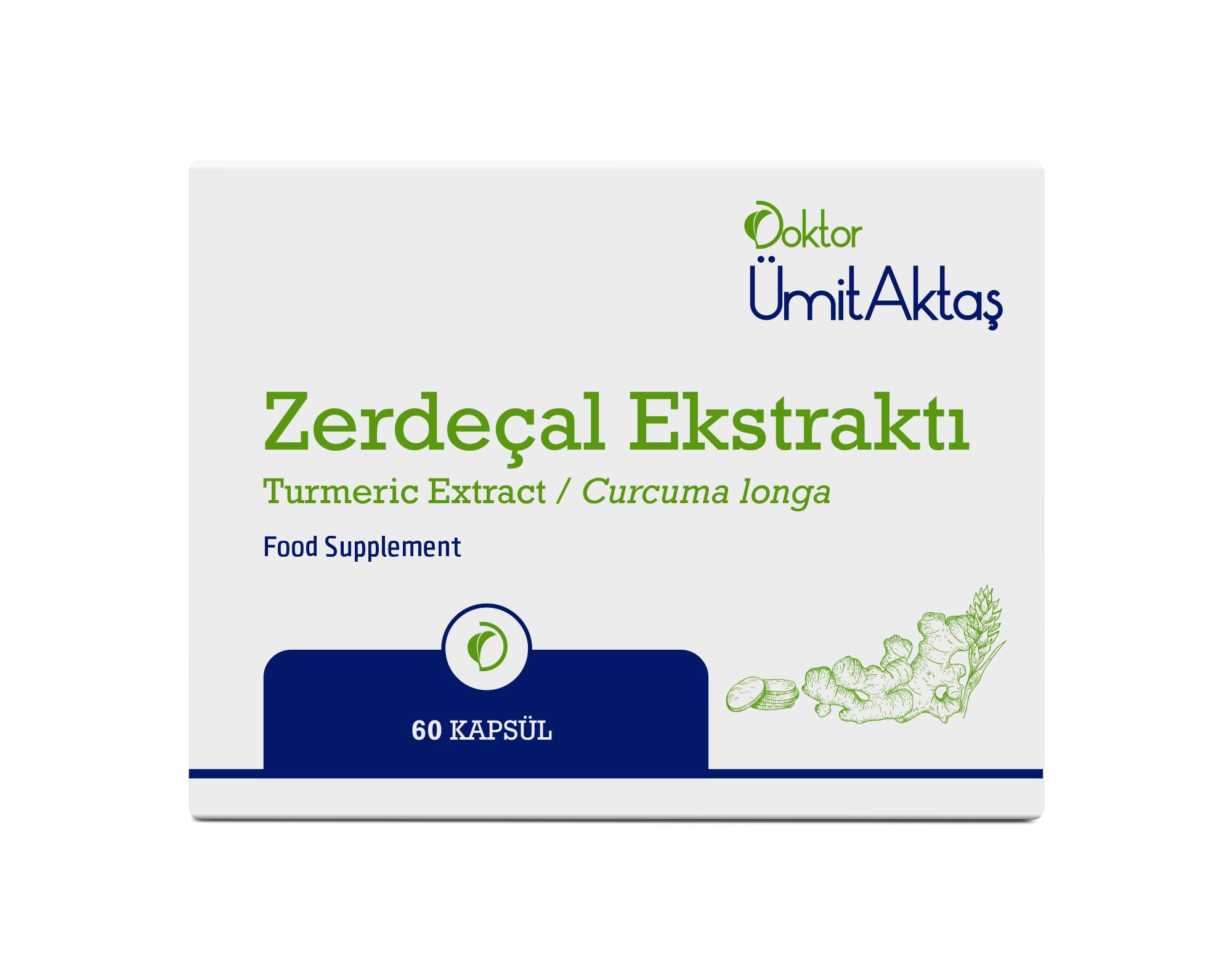 Zerdeçal Ekstraktı - 60 Kapsül Gıda Takviyesi