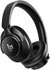 Tronsmart Sounfii Q20 Active Noise Cancelling Headphones, Wireless Over Ear Headphones, 60H Playtime, Rich-Detailed Sound, Customize EQ, Comfort Fit Ear Cups, for Travel, Home OfficeBlack