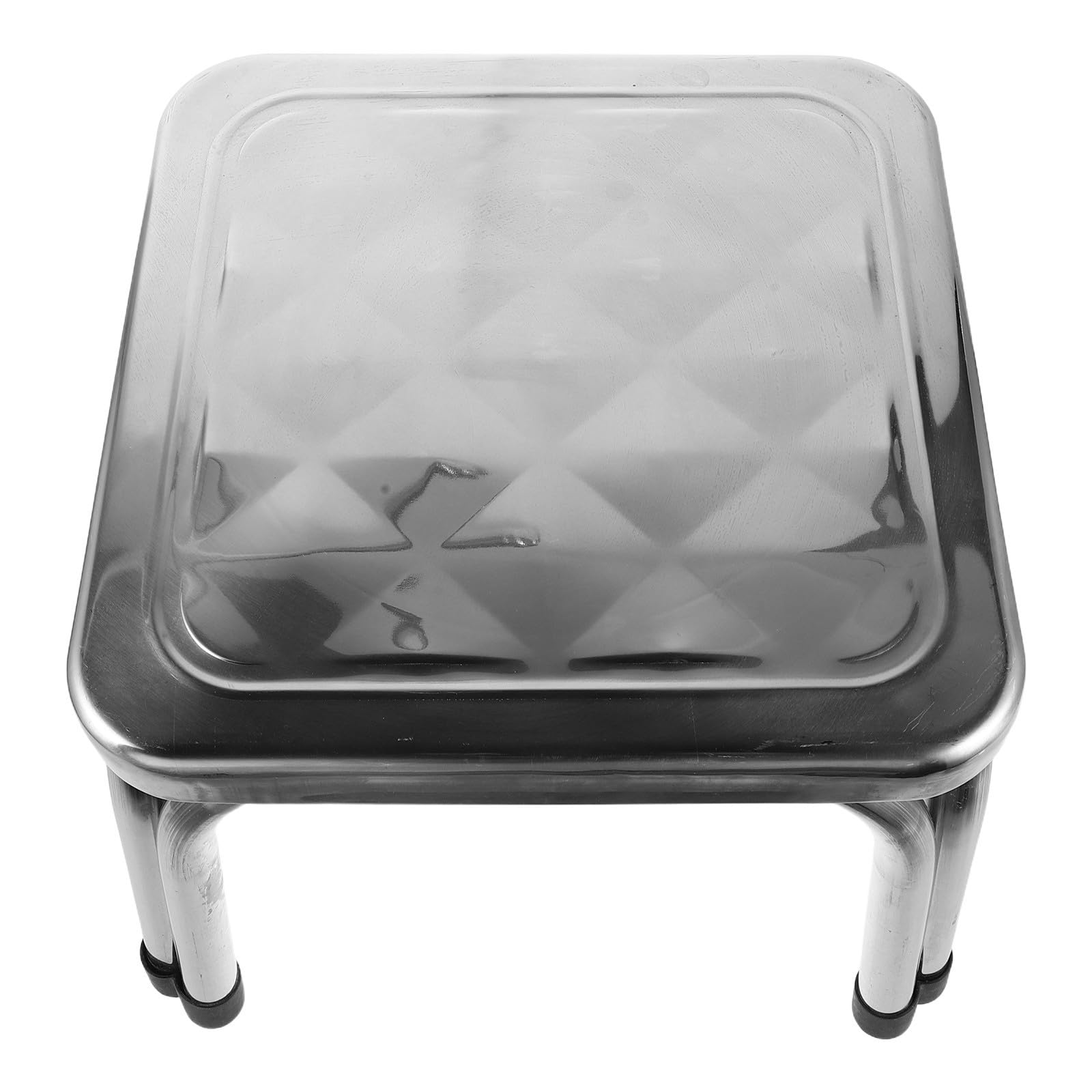 TOPBATHY Taburete de Ducha de Acero Inoxidable Soporte Resistente y Superficie Antideslizante, Banco Compacto para Baño en Hotel y Hogar, Adecuado para Adultos y Personas Mayores