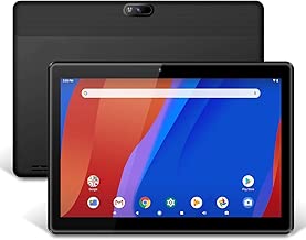 Android Tablet Pritom 10 inch Android 9.0 OS Tablet, 2GB RAM, 32GB ROM, Quad Core Processor, HD IPS Screen, 2.0 Front + 8.0 MP Rear Camera, Wi-Fi, Bluetooth, Tablet PC(Black) - coolthings.us