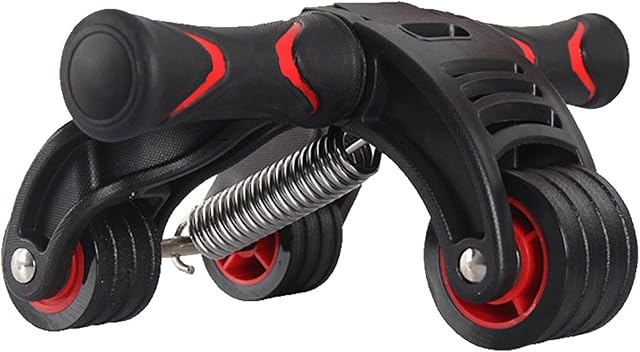 ETATOI Ab Roller Wheel,Foldable Triple 2-in-1 Ab Roller 4 Wheels Set Abdominal,for Abdominal Exercise Fitness Crunch Workout Equipment