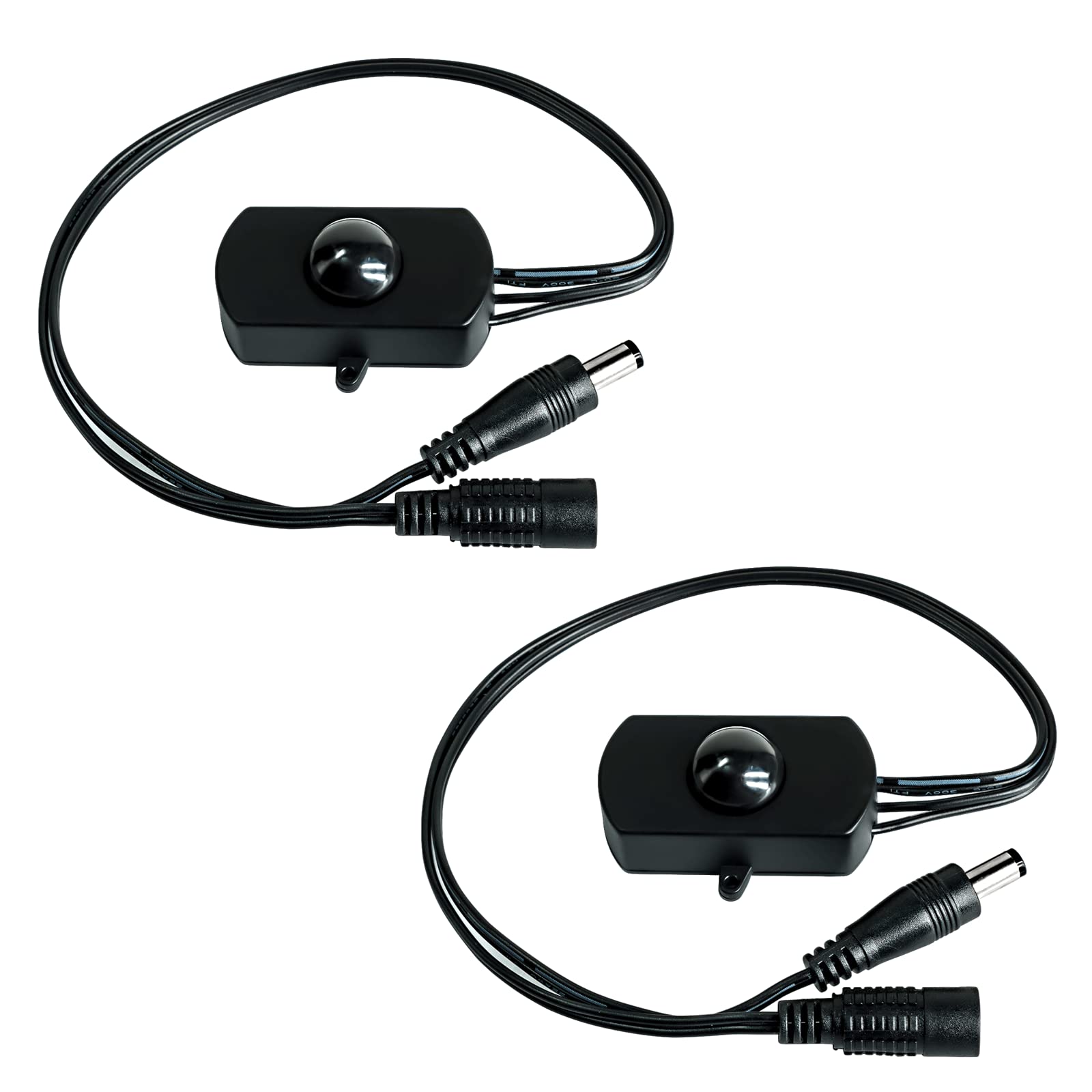 2 Pack Sensky BS010H DC 12V to 30V 3A Mini Pir Motion Sensor Switch,Occupancy Sensor Switch for Kitchen Cabinet, Pantry, Closet led Lighting (Delay Time, Sensor Distance, Adjustable)