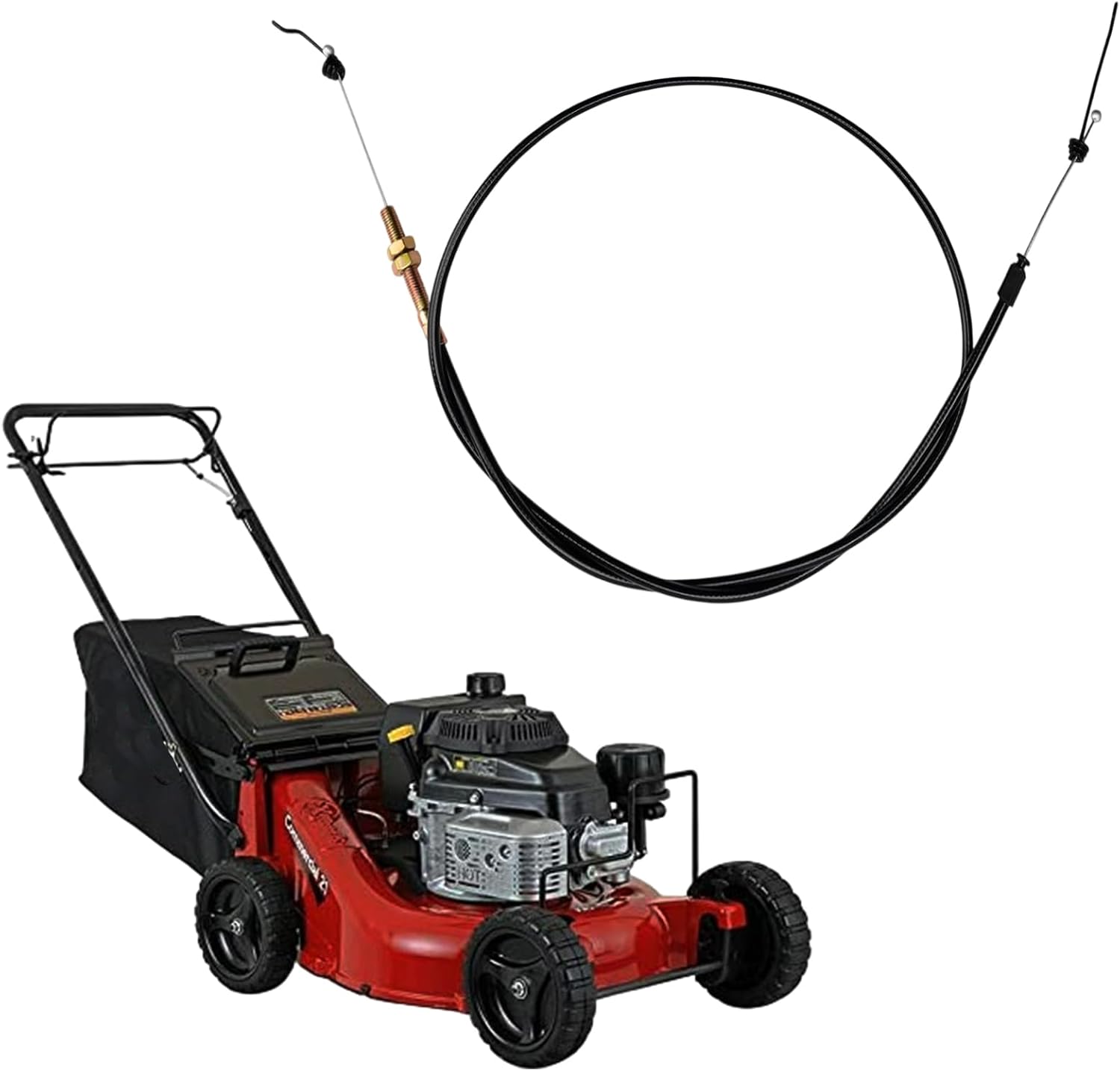 126-7397Blade Brake Cable, Drive Cable for Exmark Commercial Walk Behind Mower ECS180GKA21000 ECX160CHN21000 ECX180CKA21000, Replaces 116-0902 116-0904 116-9701 (126-7397)