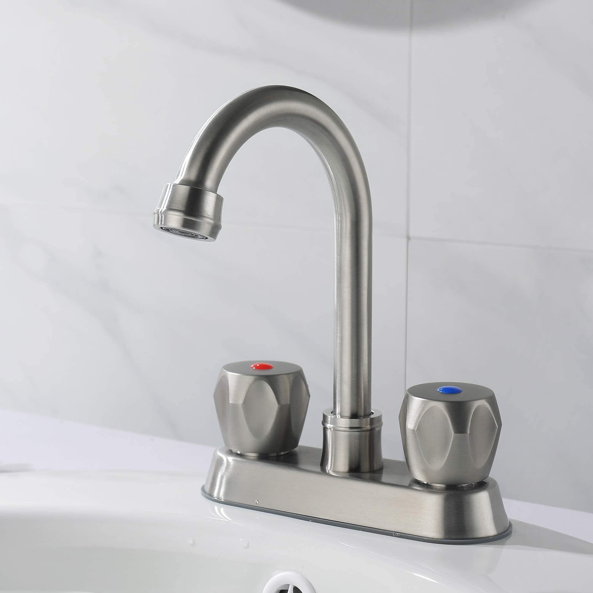 Robinet de salle de bain en acier inoxydable contre la rouille