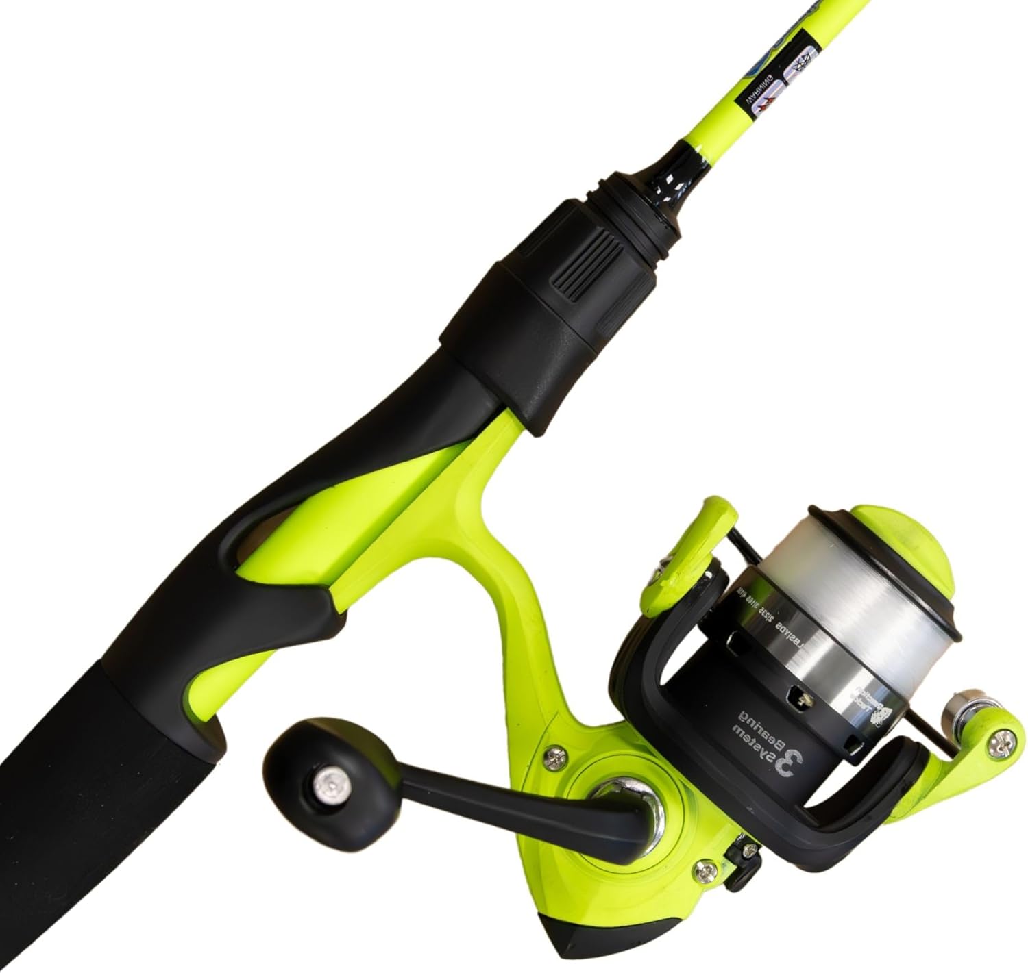 Reaction Tackle Fishing Rod and Reel Combo – 2-Piece IM6 Carbon Rods with Smooth Casting Reels – Spinning & Baitcasting Options