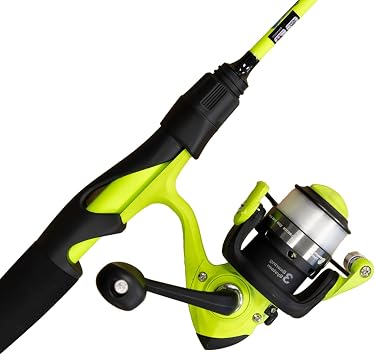 Reaction Tackle Fishing Rod and Reel Combo 2-Piece IM6 Carbon Rods with Smooth Casting Reels Spinning & Baitcasting Options