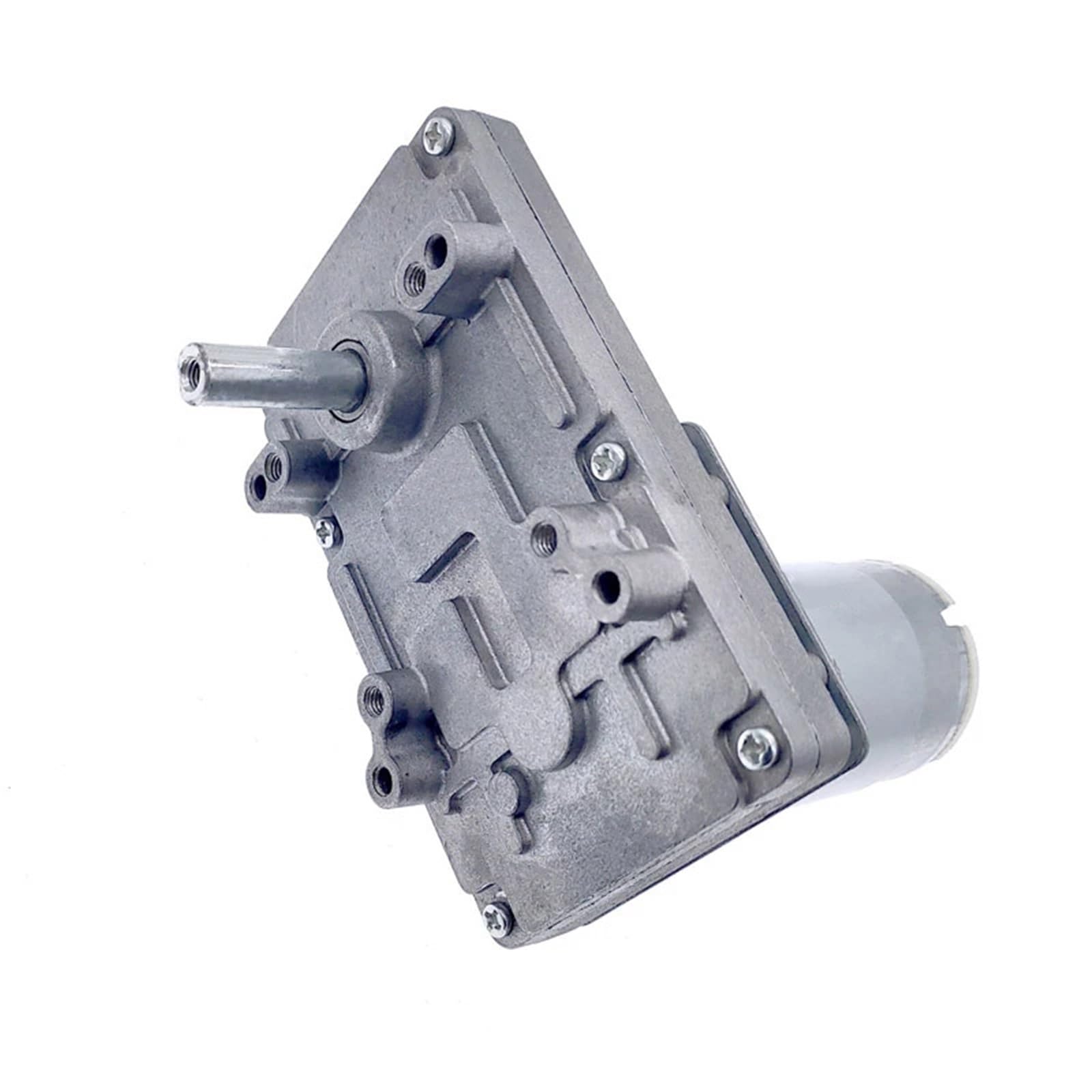 Schneckengetriebemotor, 12 V, Untersetzungsgetriebe, 20–157 U/min, DC, hohes Drehmoment, Elektromotor, Metallgetriebe, Rückwärtsgang, Selbstsperrung(12V 60RPM)