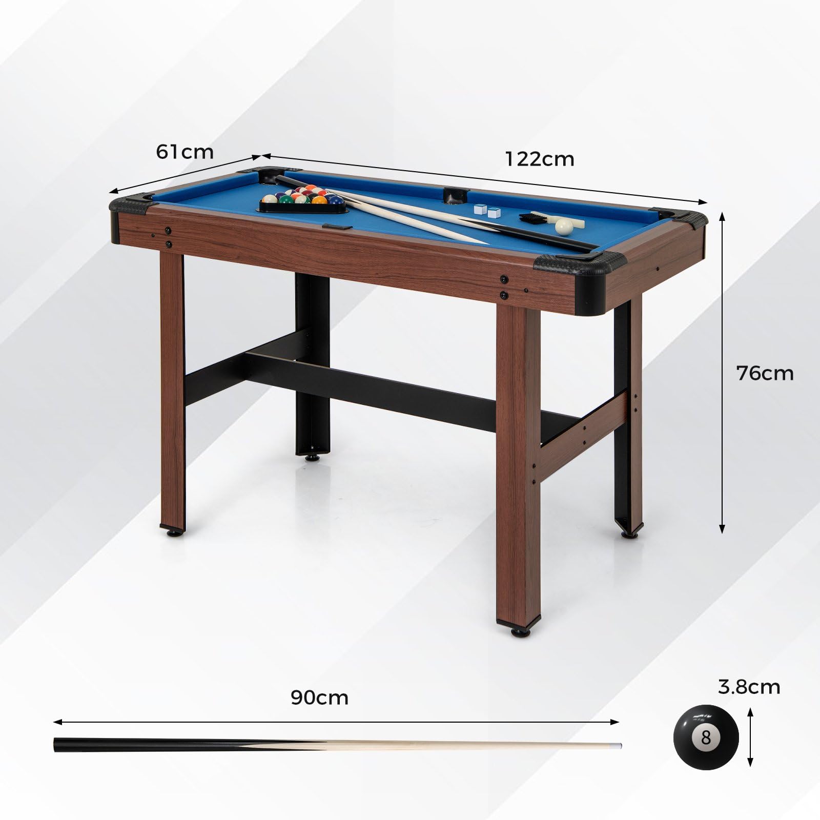 木製ビリヤードテーブル 標準サイズ Amazon.co.jp: GYMAX ビリヤード台 家庭用 ビリヤードテーブル