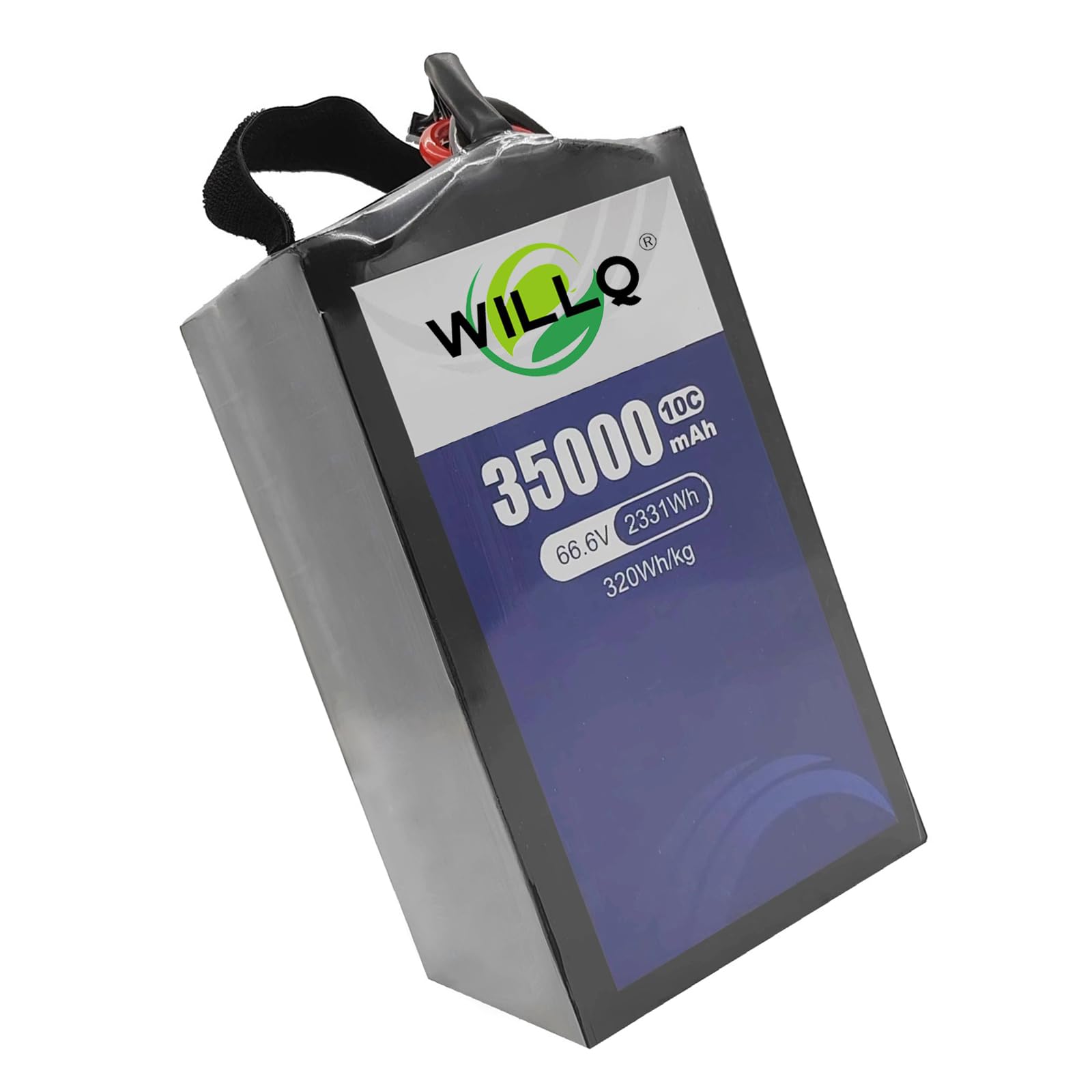 Akumulator litowy 14S/18S 20Ah 30Ah 35Ah 40Ah 65Ah 70Ah 51.8V/53.2V/66.6V/68.4V dronów o prądzie rozładowania 5C/10C/30C, przeznaczony bezzałogowych statków powietrznych (UAV)