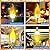 Kestnsee E12 LED Flickering Candelabra Flame Effect Light Bulbs - Upgrade Flicker Candelabra Torch Fire Effect Lights Bulbs for Outdoor Halloween Xmas Holiday Decorations Indoor Lamp (6 Pack)