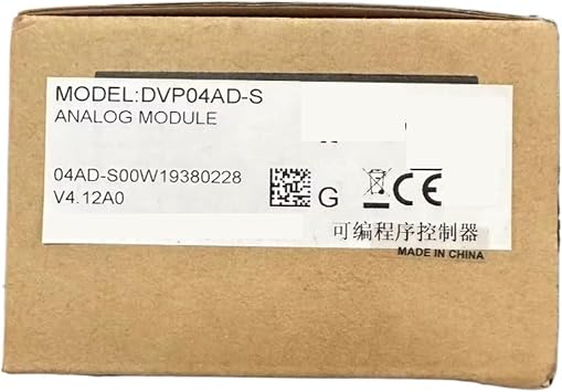 Programmable Logic Controller DVP04AD-S Analogue Module PLC Module Original Used in Industry, Etc