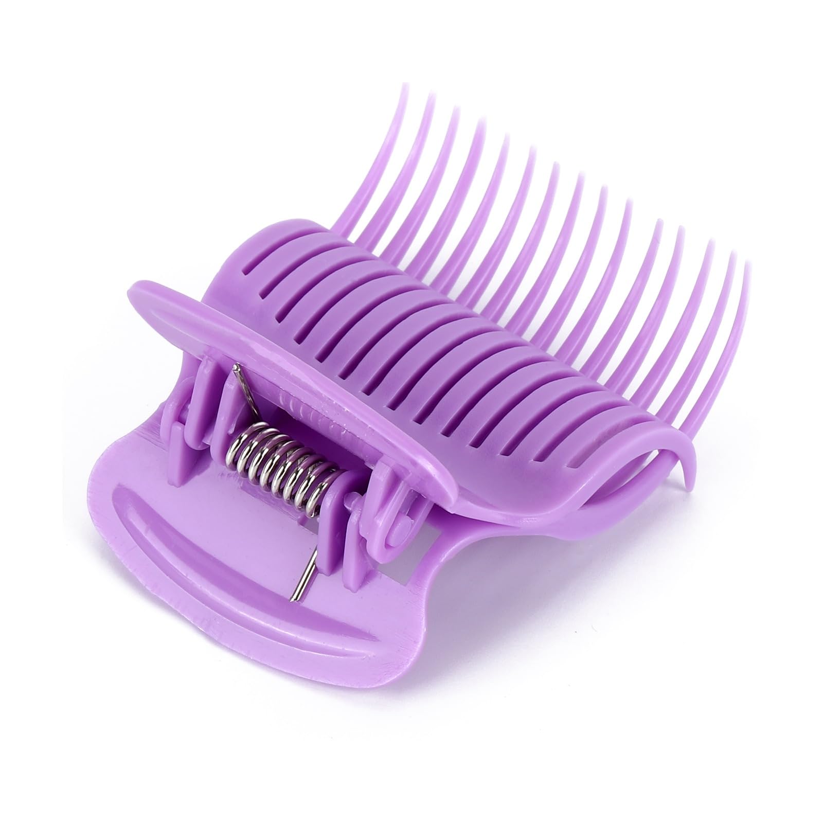 Tbestmax 24 Hot Roller Clips for Hair Curler Claw Clip Replacement Hair Section Styling for Women Girls Purple