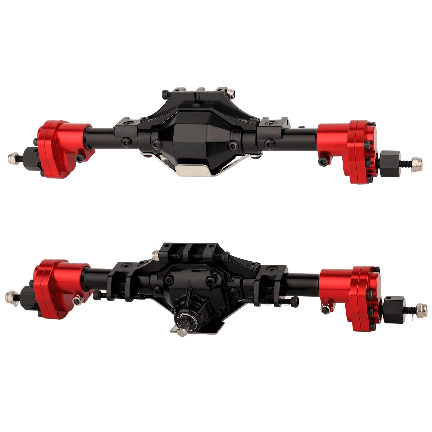 Amazon | ZXYRC アルミニウム フロント&リア ポータル車軸 Axial SCX10