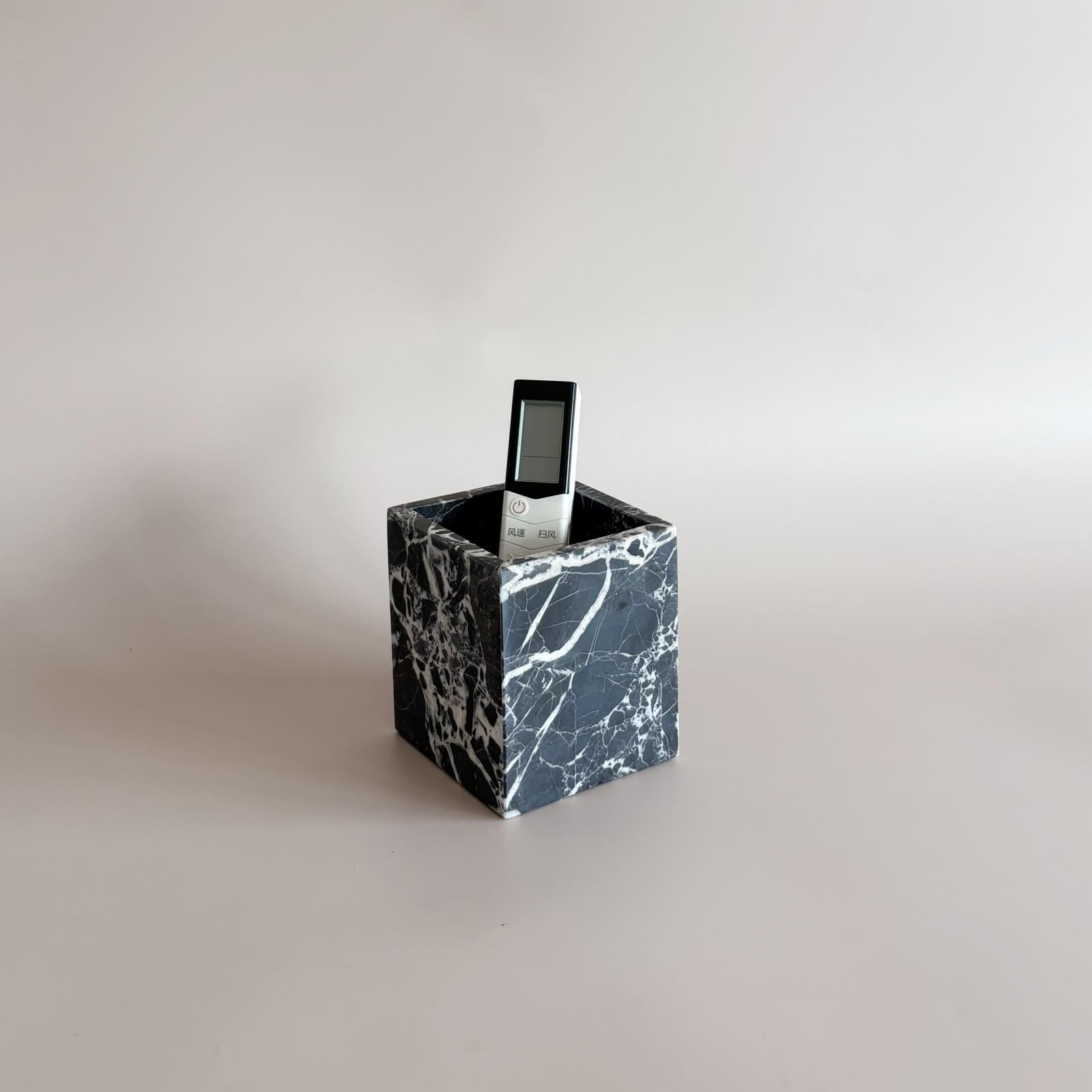 Square Marble Holder Natural Calacatta Purple Marble Square Container ...