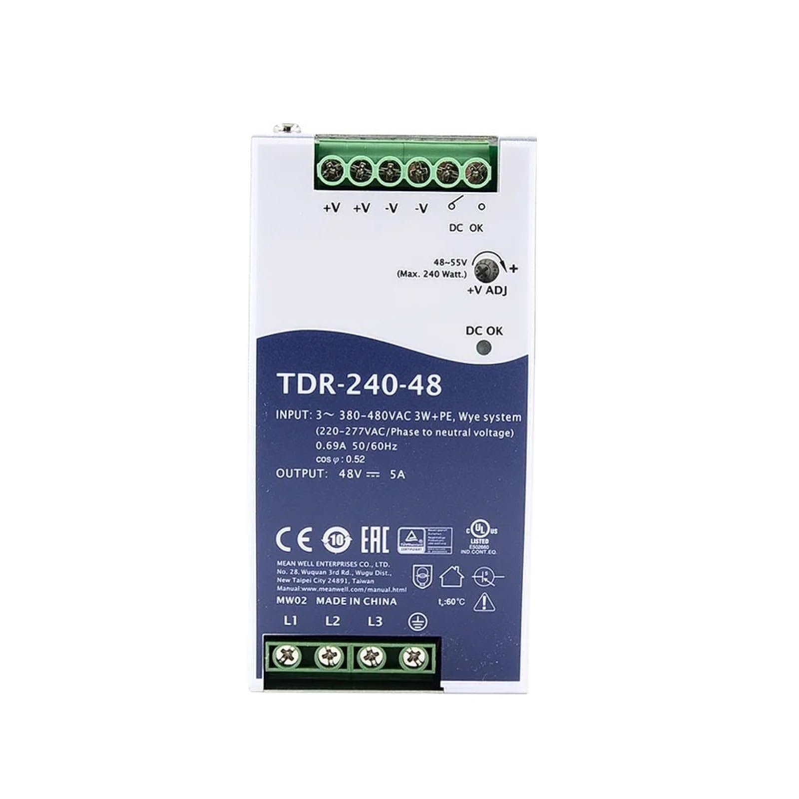 LEOTNNDQ TDR-240-48 240W with PFC Function TDR-240 48V 5A