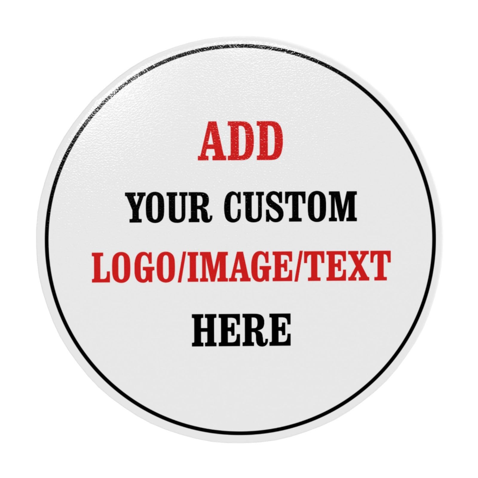 Custom Metal-Sign Personalized Signage-Plaque House-Decor - Customized Tin Wall Signs Decor with Picture Text Logo (Round 12inch)