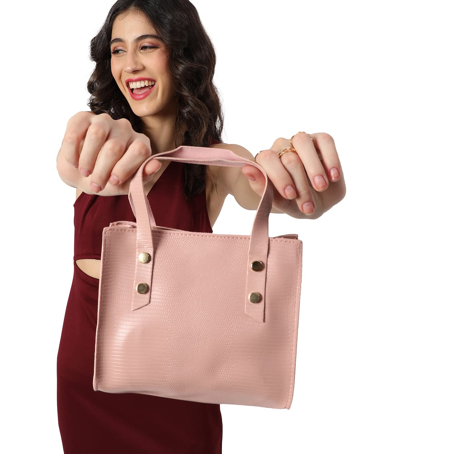 Haute Sauce Women purple structured handbag (HSHB1233) 1