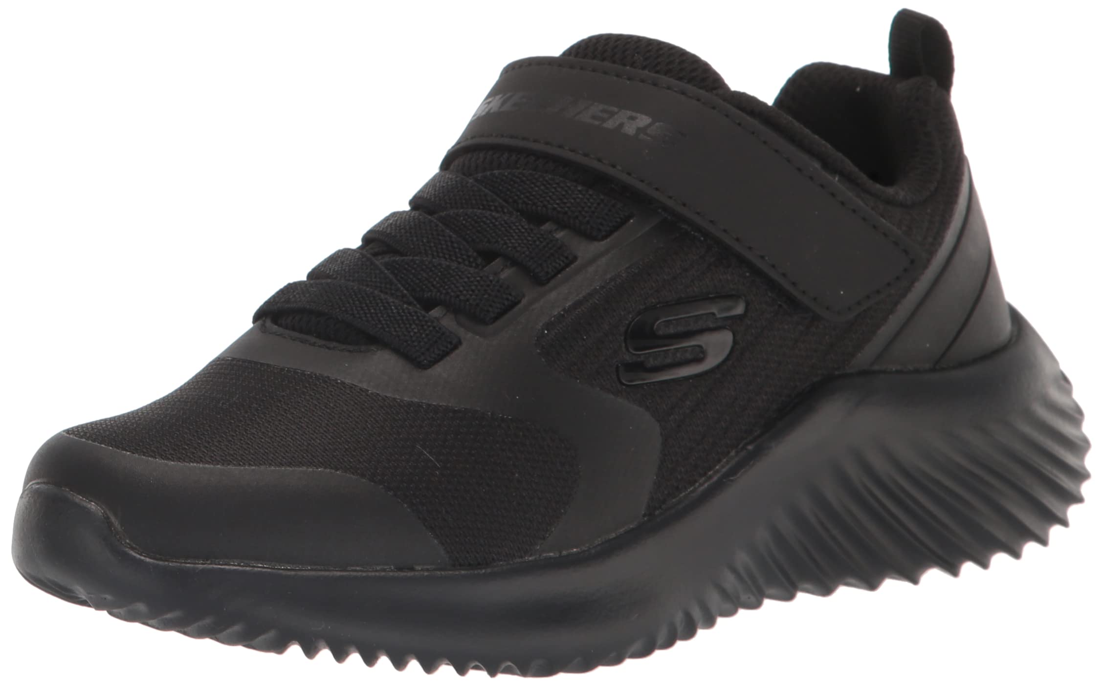 Skechers Boy's Bounder - Gorven Sneaker, Black/Black, US 13