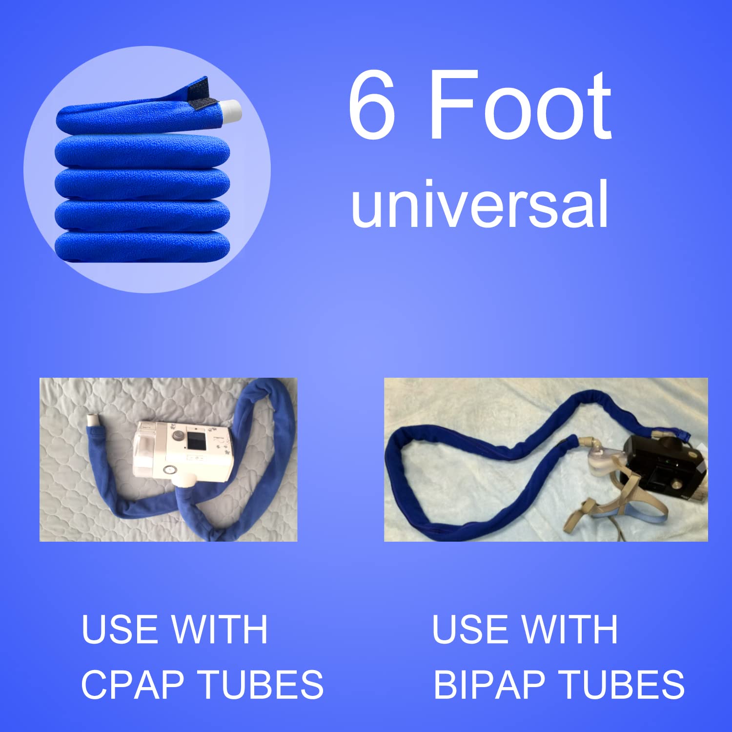 6 Feet CPAP Hose Cover Prevents Water Condensation In