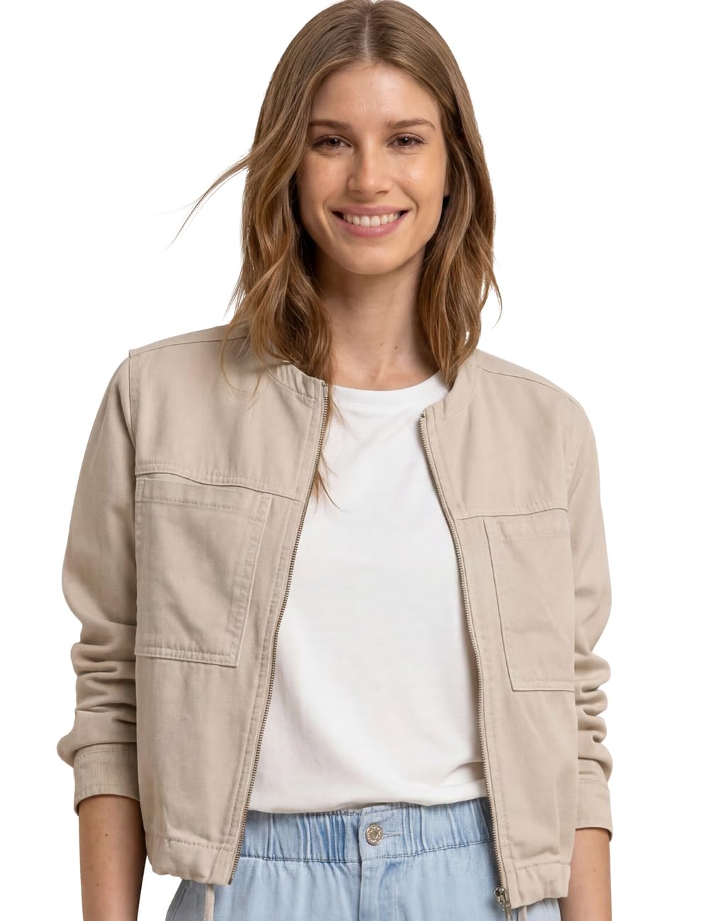 Street One Damen Blouson Washed-Look Jacke