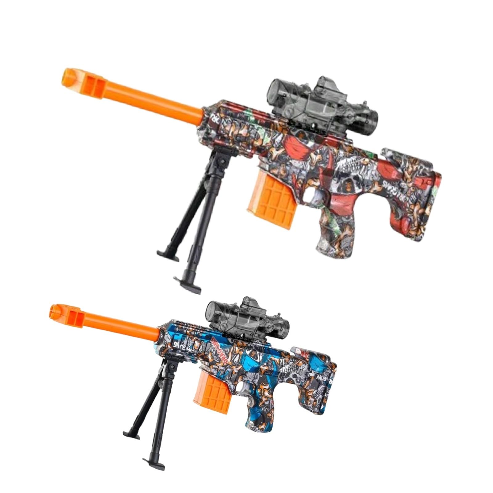 SDMAXElectric Splatter Gel Blaster G-U-N, Long Range Shooting, Outdoor Toy Gun for Boys, Garden Game Toy Gun, Battery Operated, Assorted Colour