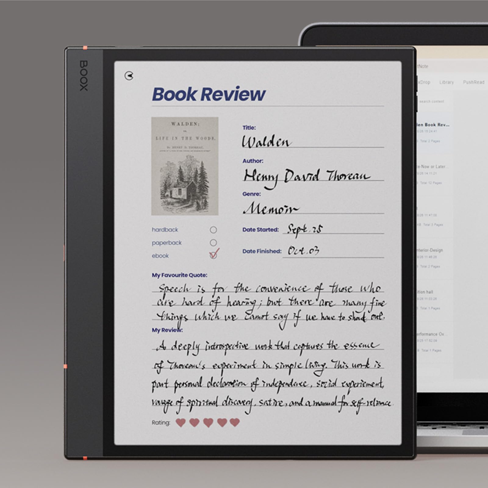 BOOX Note Air 5Cサムネイル5