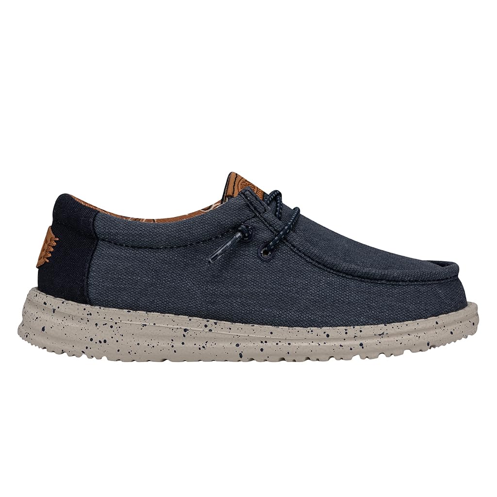 Hey Dude Wally Youth Washed Canvas, Mocassino Uomo