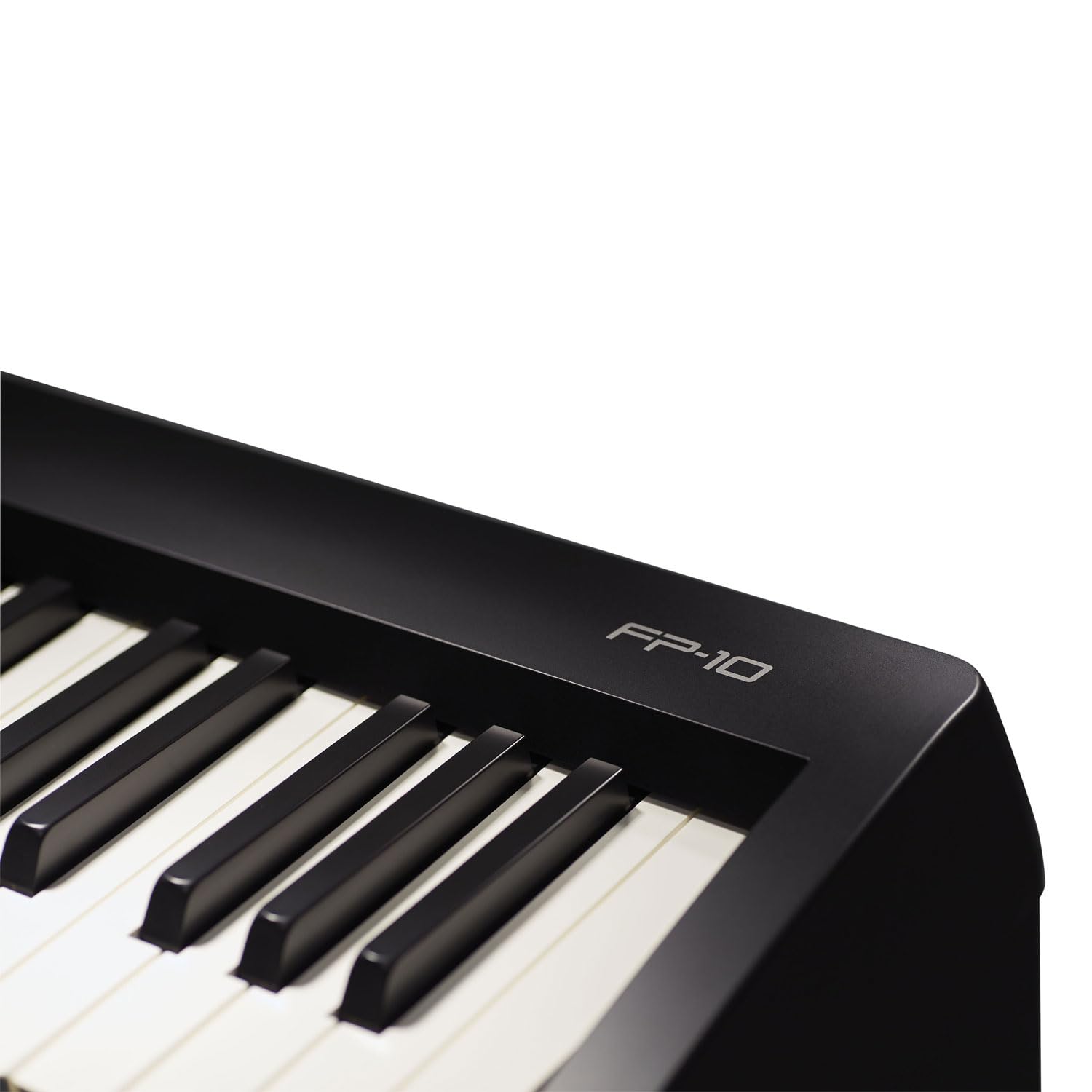 Roland FP-10 Tragbares Digital Piano Keyboard Schwarz mit keepdrum Keyboardständer