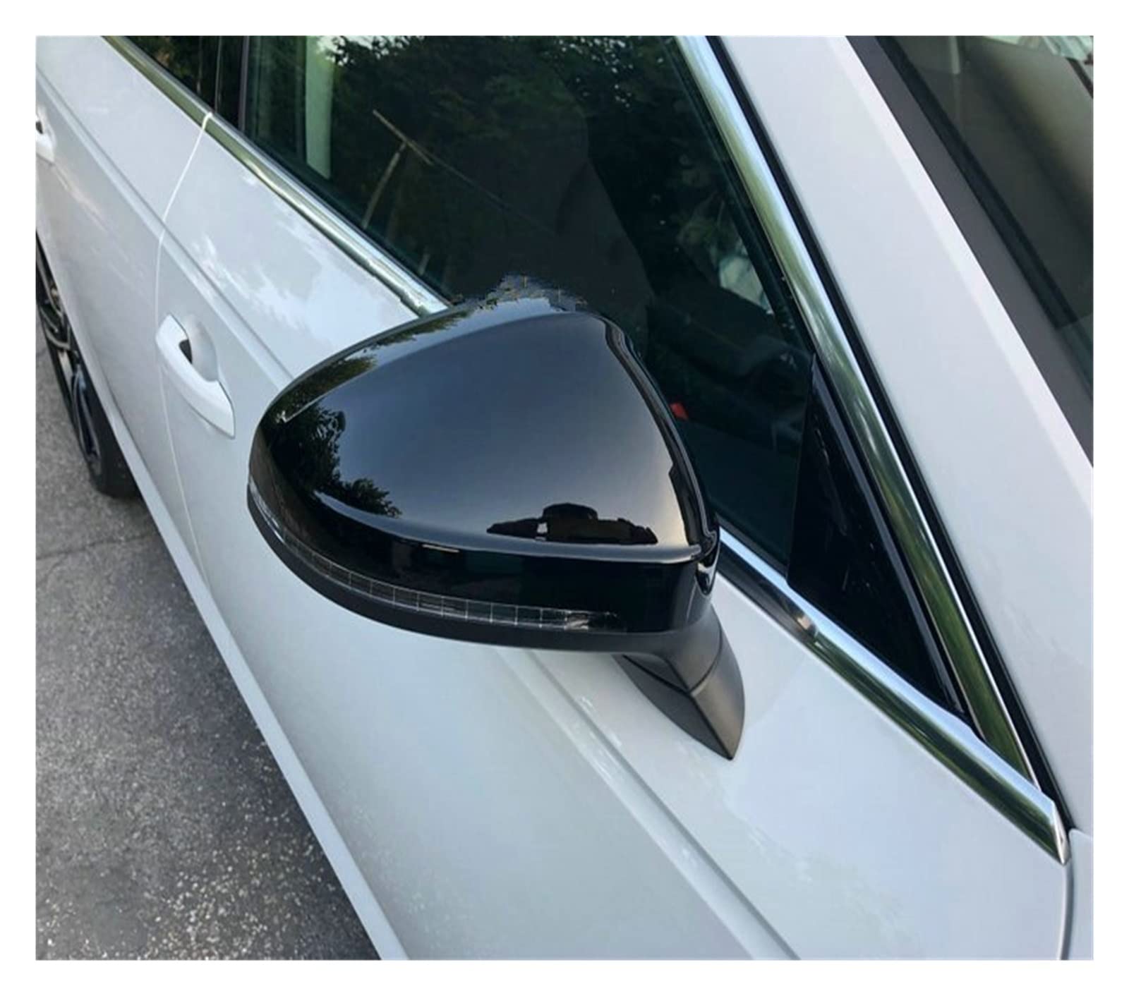 Car Rearview Mirror Caps For Audi A4 S4 B9 A5 S5 Avant Allroad Quattro 2017-2020
