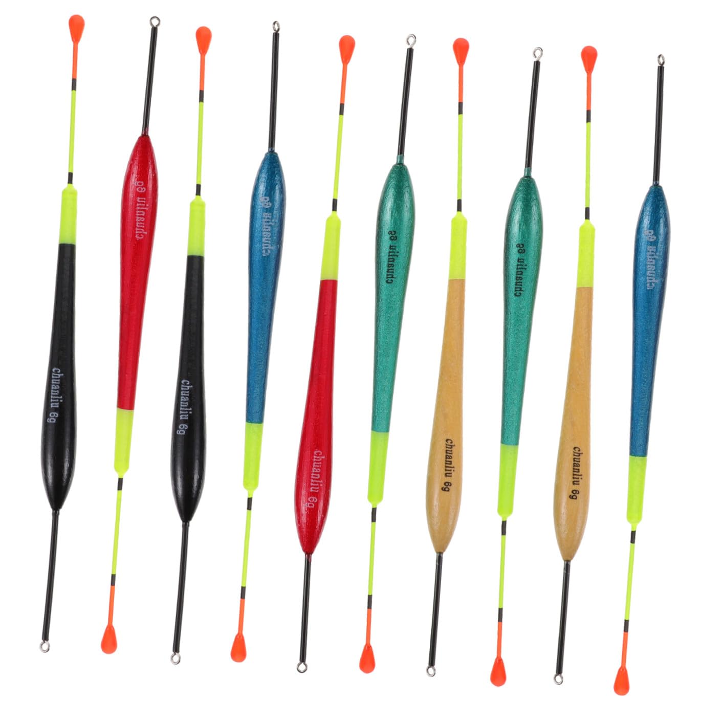 SUPVOX 50piezas Flotadores De Pesca De Flotadores Sensibles para Pesca Ríos y Mar para Mantener El Profundidad Deseada