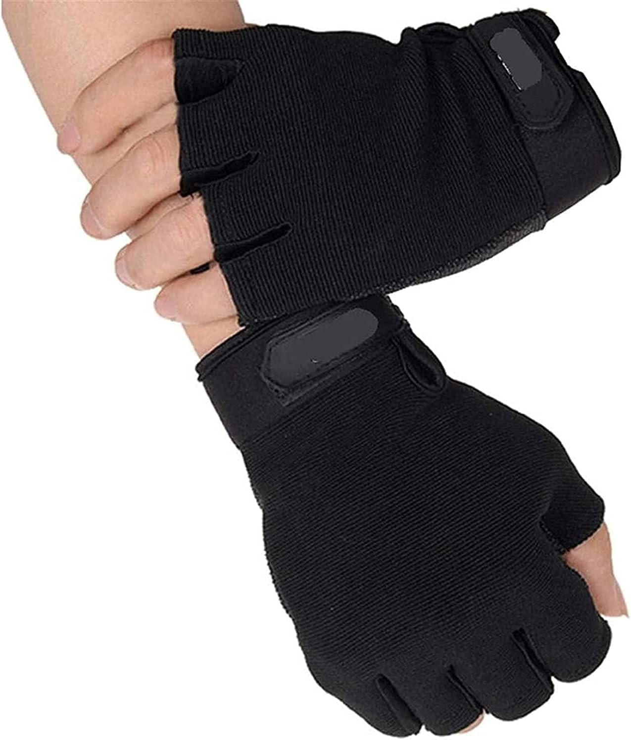 DreamPalace India GymWar Gym Gloves for Weightlifting with Wrist Wrap | Extra Support & Comfort-Free Size (Black)-image-33