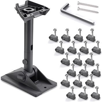 حامل Starlink Mini Pivot أو حامل السقف لـ Starlink Mini - مثالي للأسطح المائلة Starlink الجيل الرابع V4 Dish Internet Kit Cosmic3C Starlink Mini Pivot Mount