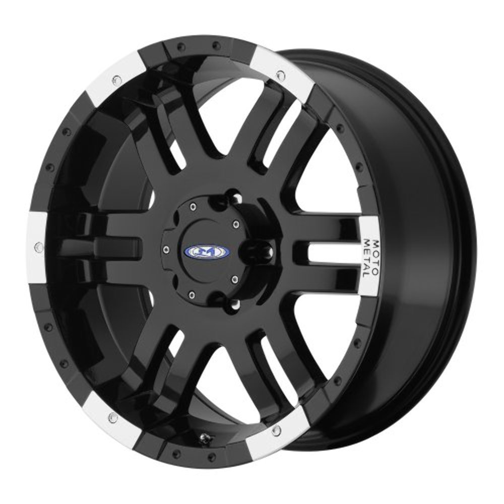 Moto Metal MO951 Gloss Black Wheel With Machined Face (18x9"/5x127mm, +18mm offset)