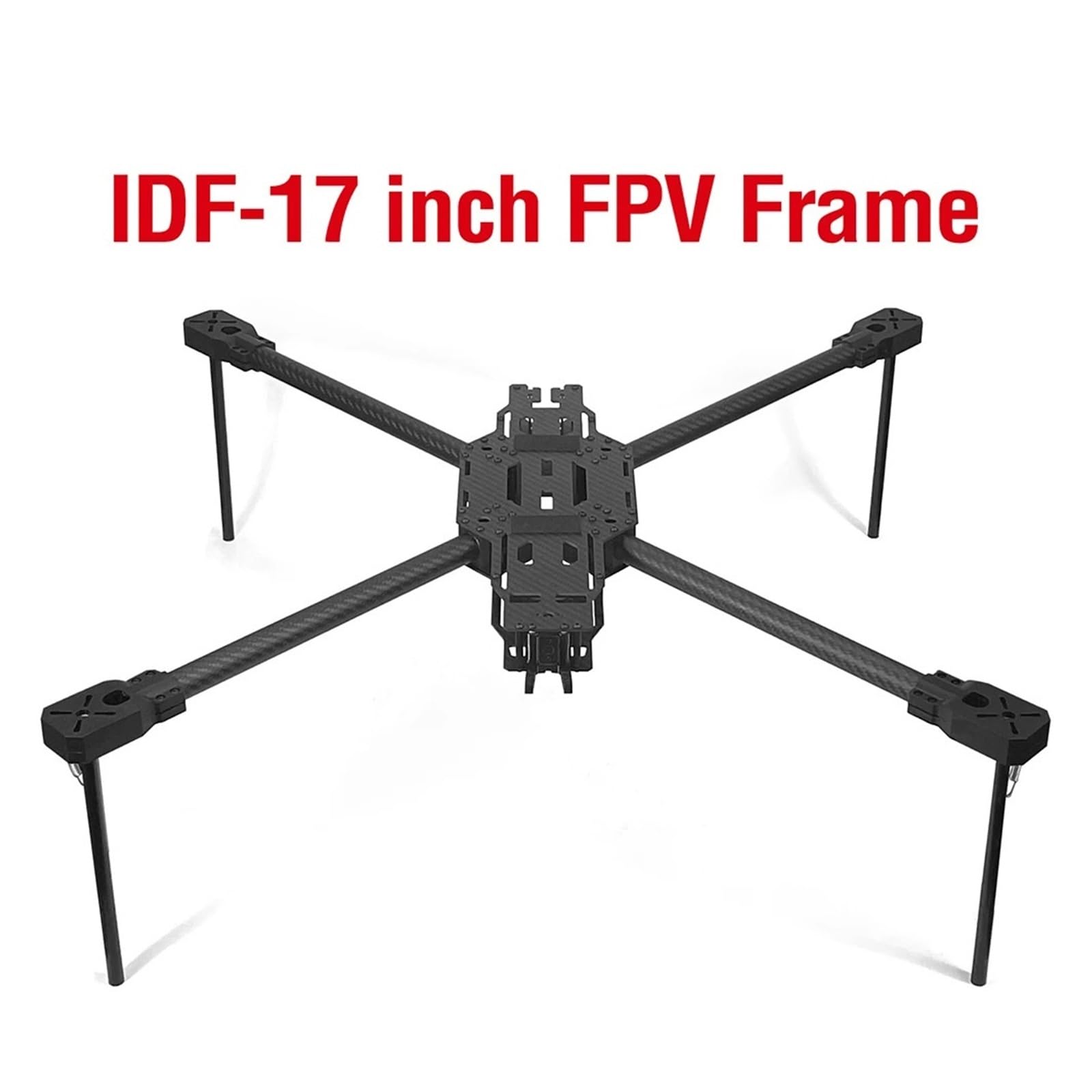 Marco for dron de fibra de carbono IDF de 17 pulgadas, 760 mm, 8S