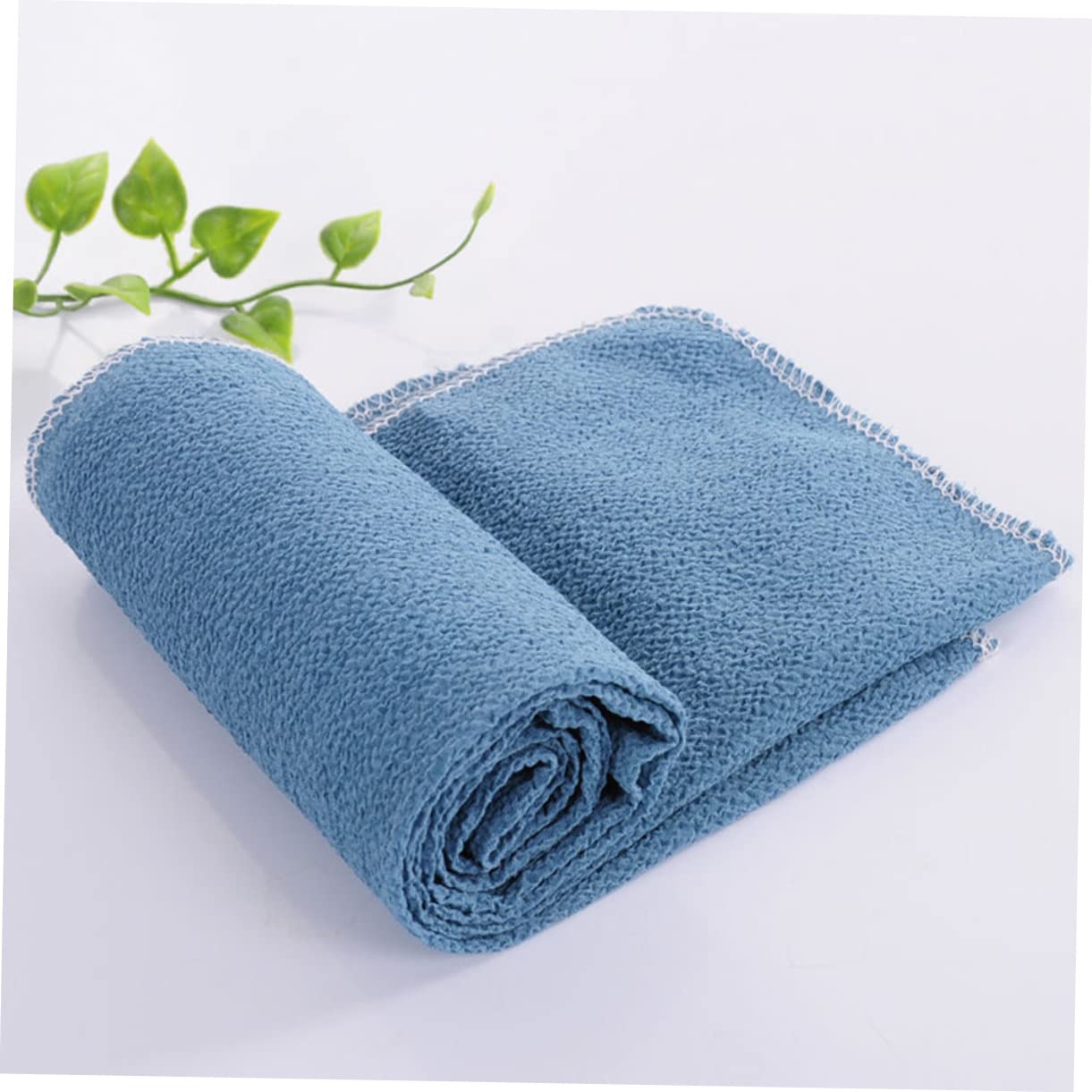 HAKIDZEL 2Pcs Back Exfoliating Shower Towels Dual Sided Bathing Rubbing Cloths for Gentle Body Scrubbing Lightweight Portable Bathroom Accessory for Home and Travel