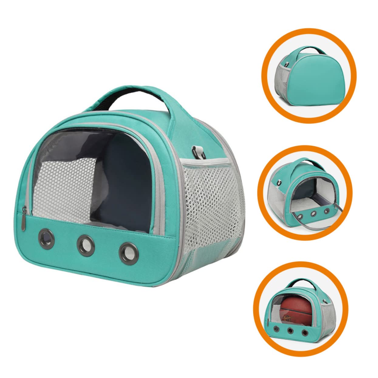 Borsa Trasportino Per Criceti e Piccoli Animali Zaino Traspirante Con Finestra Trasparente Per Viaggi e Attività All Aperto Perfetta Per Criceti Porcellini e Ricci