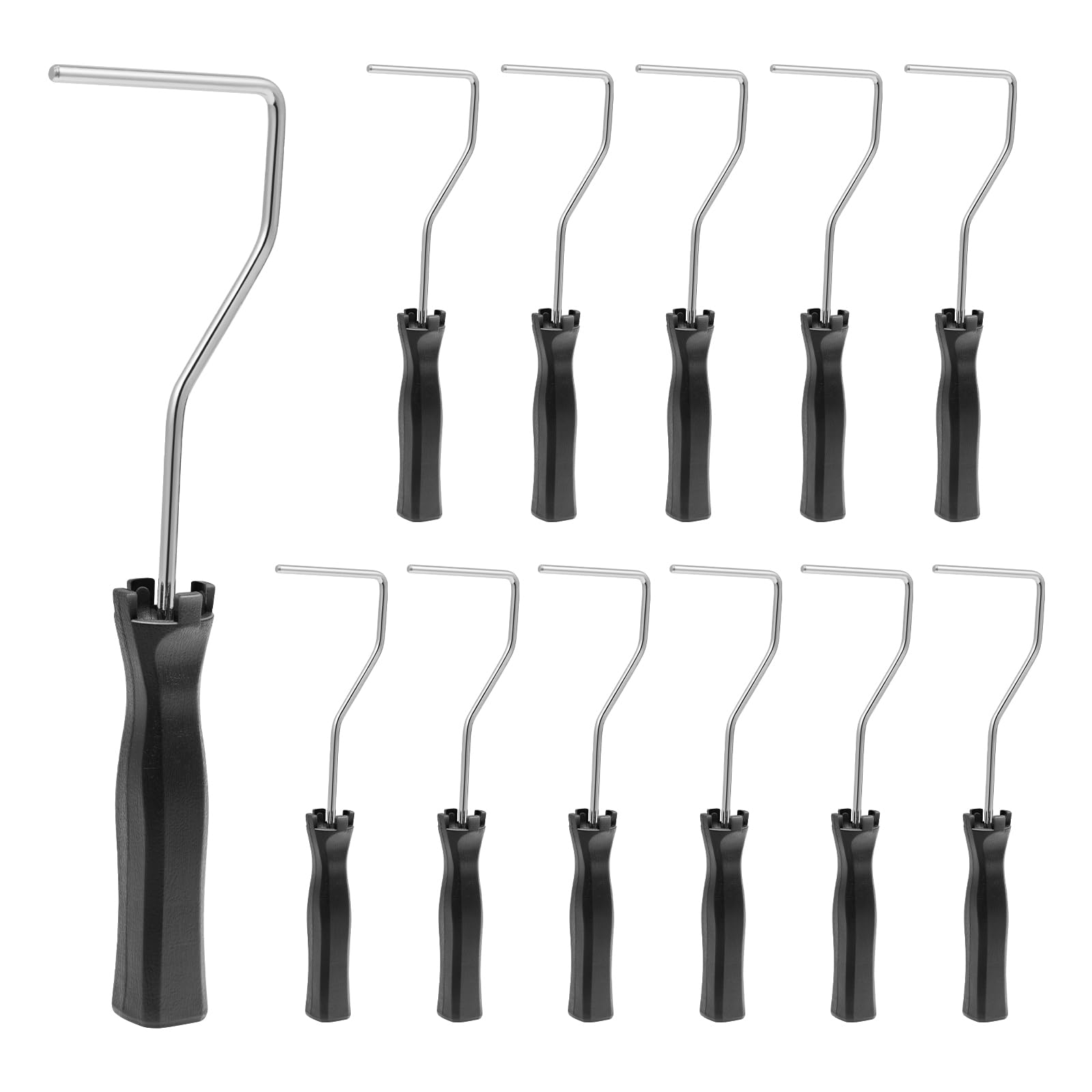 VEVOR 4 Inch Paint Roller Frame, Paint Handles Fits 4 in Mini Roller, Painting Supplies for Wall House Homes, Lightweight Mini Rollers Tools for