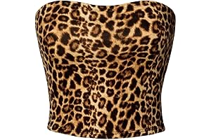 Women Leopard Print Sexy Camisole Tank Tops