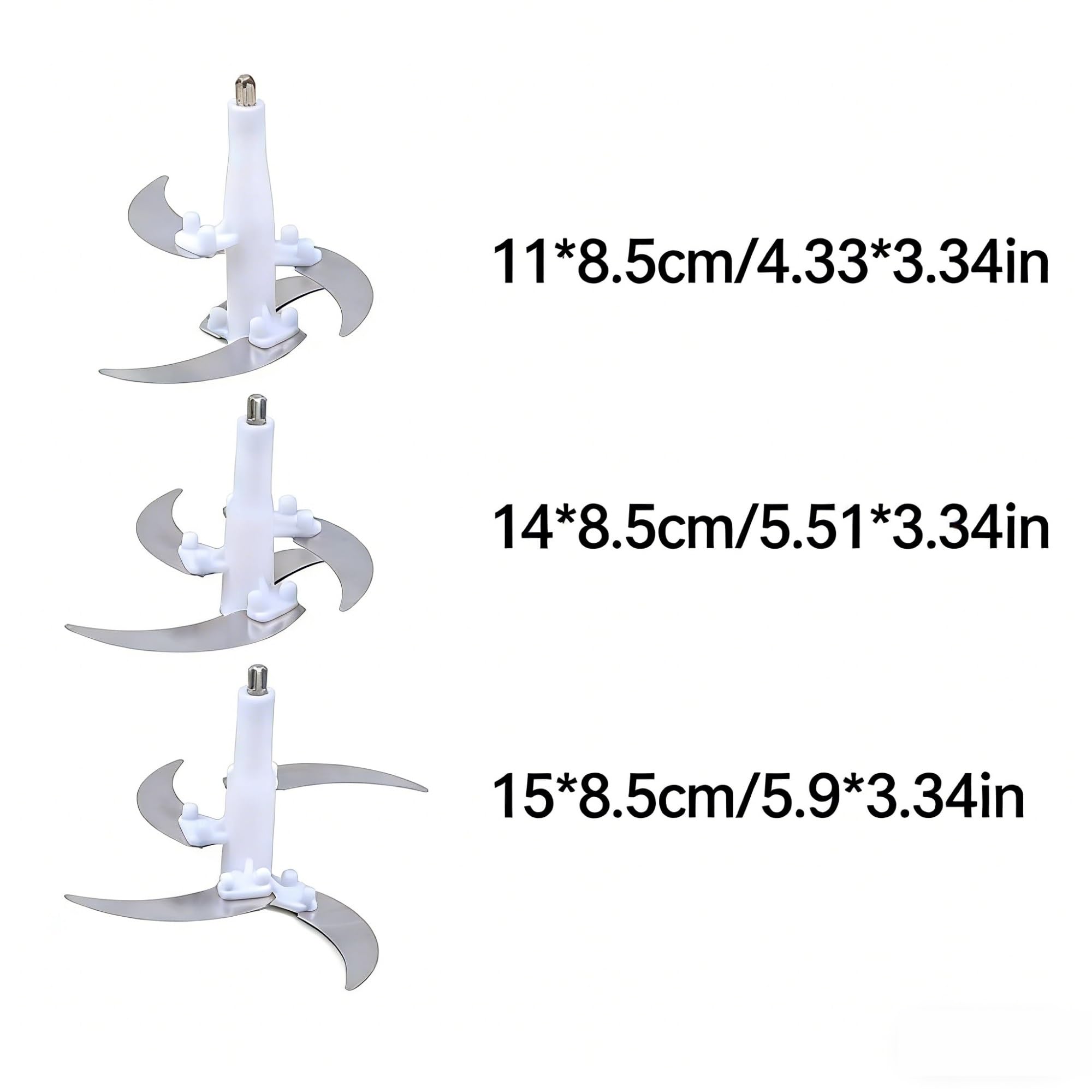 Sostituzione Della Lama For Tritacarne Elettrico For Robot Da Cucina 2L 3L 4L Frantoio For Pezzi Di Ricambio For Cucina In Acciaio Inossidabile Accessori Chopper(14x8.5cm 1pcs)