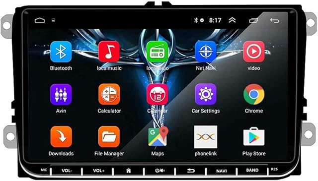 GOFORJUMP 2 Din Android 9"GPS Navigation Car Stereo Radio Media Player for Bora Golf VW Polo Volkswagen Passat B6 B7 Touran