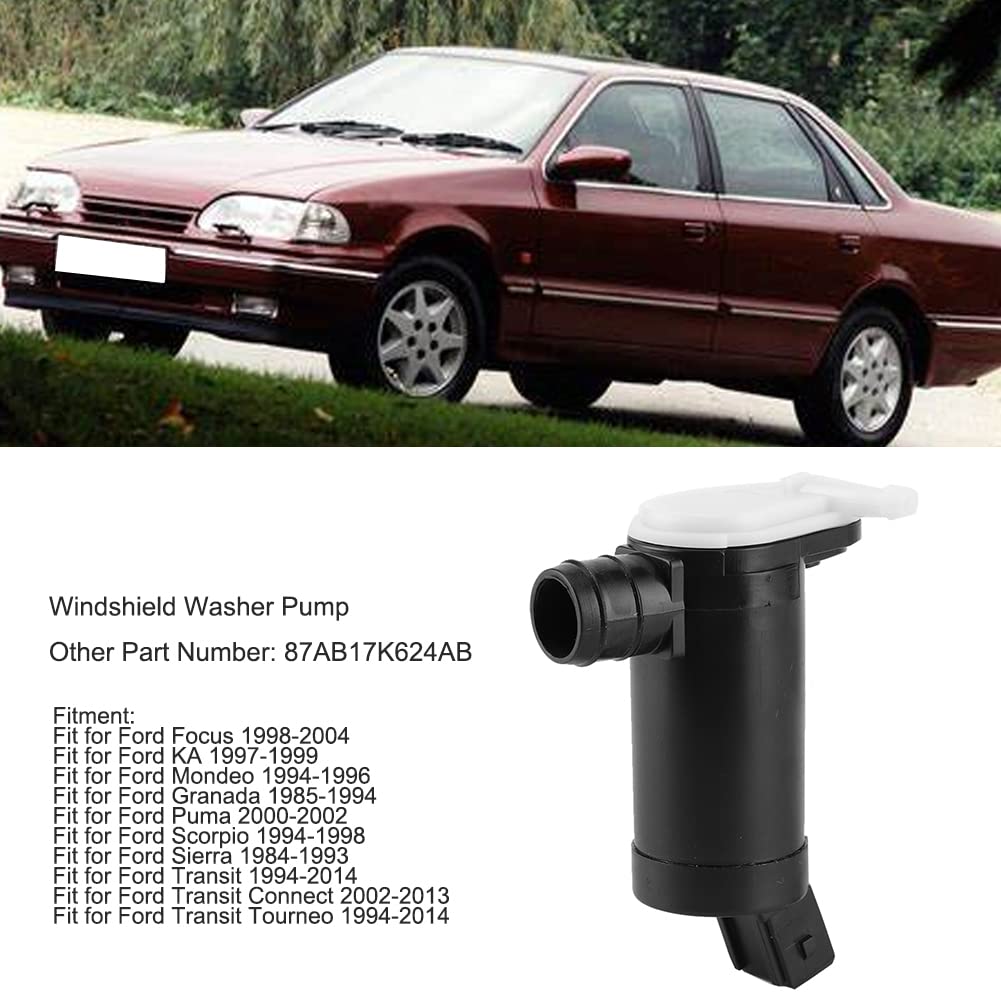 Spryskiwacz Szyby Przedniej, Pasuje do Pompy Spryskiwacza Focus Transit 87AB17K624AB Mk7 2017 Mk8 Mondeo Transit