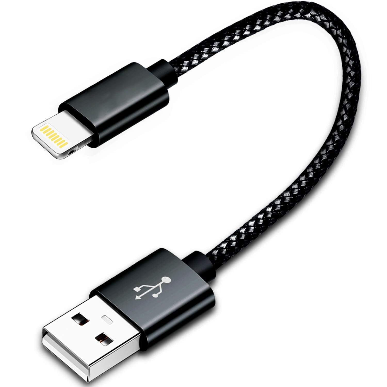 CARE CASE JTP-B30 20W USB to Lightning Short Nylon Braided Fast Charging and Data Sync Cable Compatible for iPhone 14, 13, 12, 11, X, XR, XS, XS Max, 8, 7, 6, Air/Pro/Mini, Powerbank (0.25M, Grey) (B0CR7HCM8W) Amazon Price History, Amazon Price Tracker