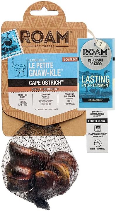ROAM Pet Treats Le Petite Gnaw-kle Bone, 2 Extra Small, Long-Lasting Single-Ingredient Dog Chew