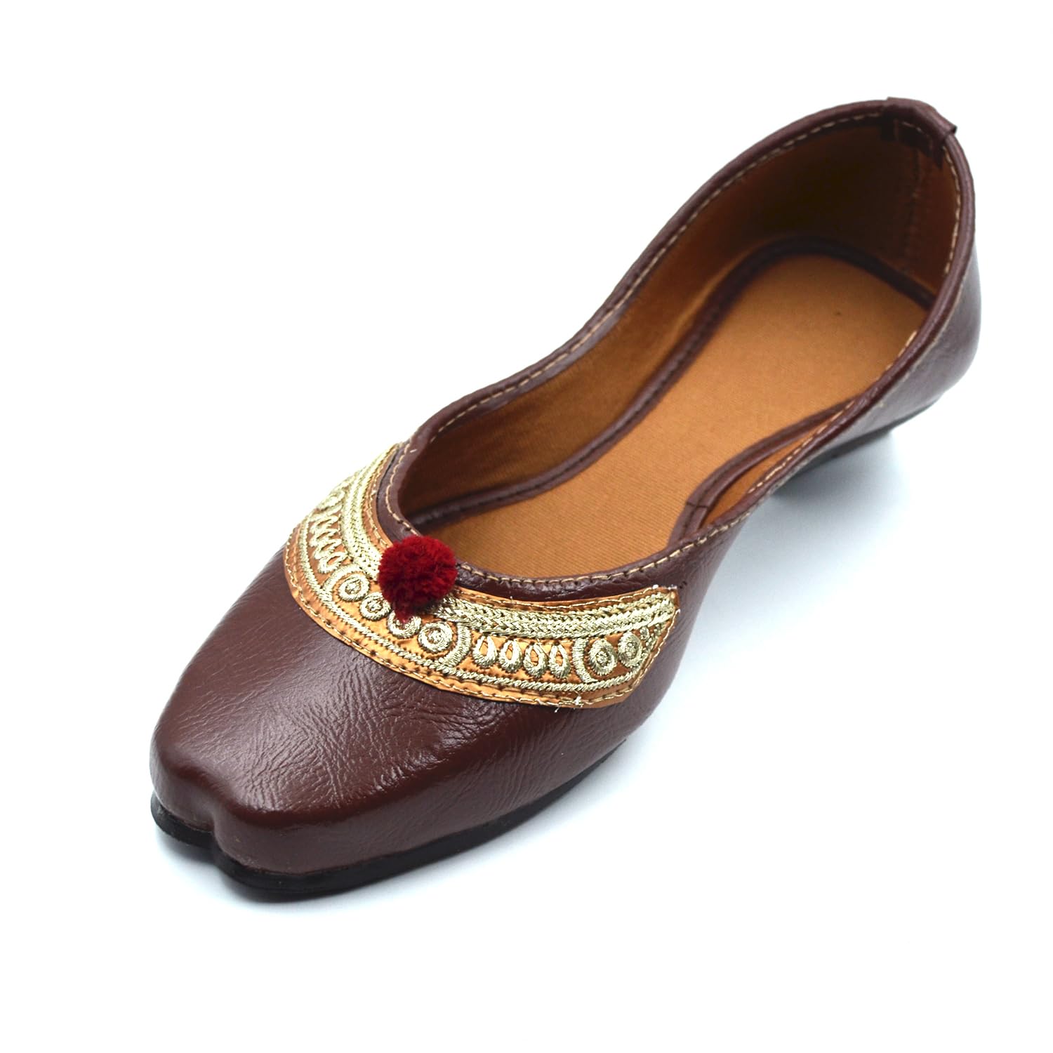 ChandrakalaCasual Juttis for Women, Punjabi Jutti Ethnic Flats for Girls (WF148-P)