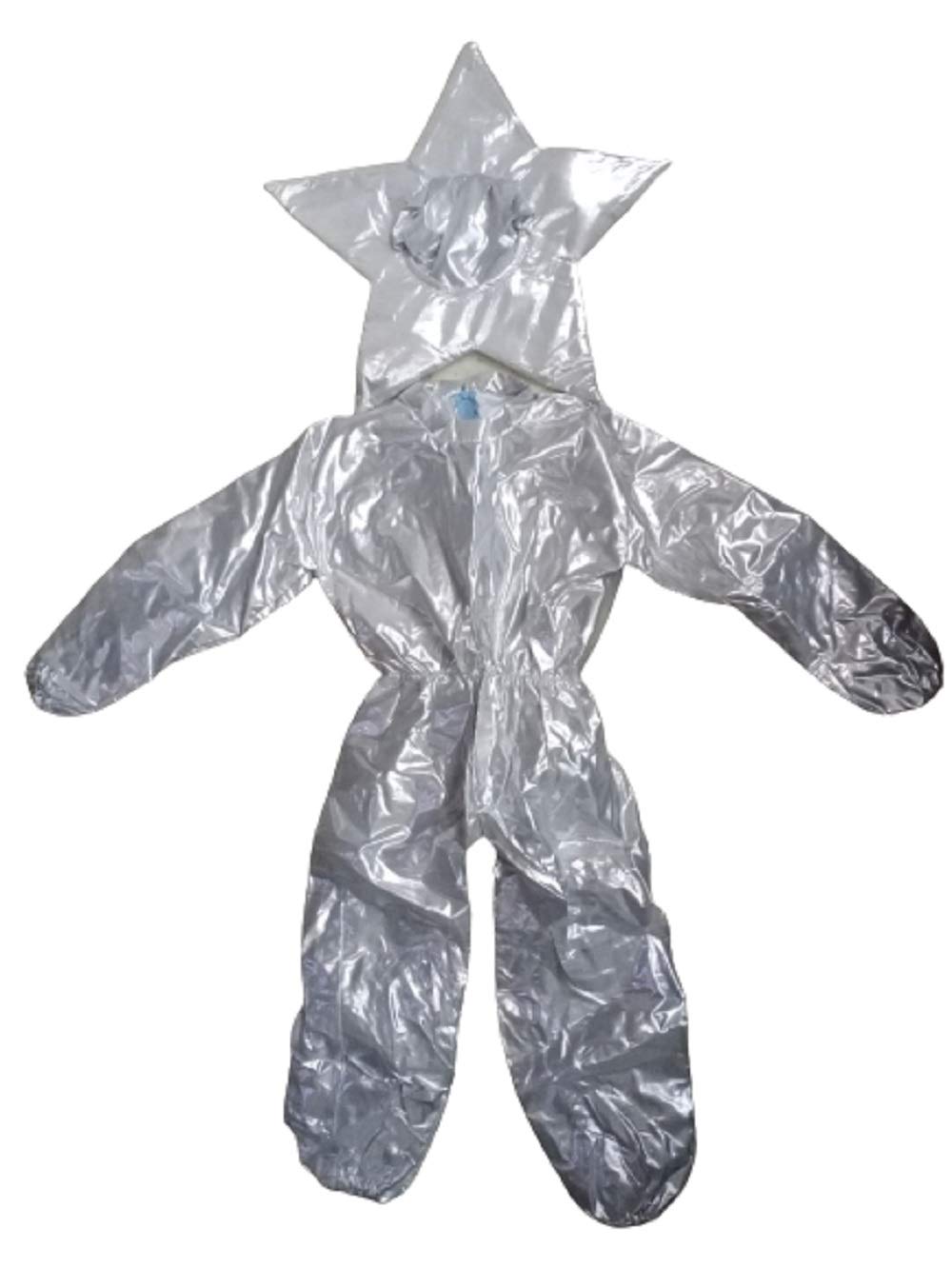 Kkalakriti Star Silver Colour Fancy Dress Costume With Mask For Kids (9-10 yrs) (B08WWZKK9Q) Amazon Price History, Amazon Price Tracker