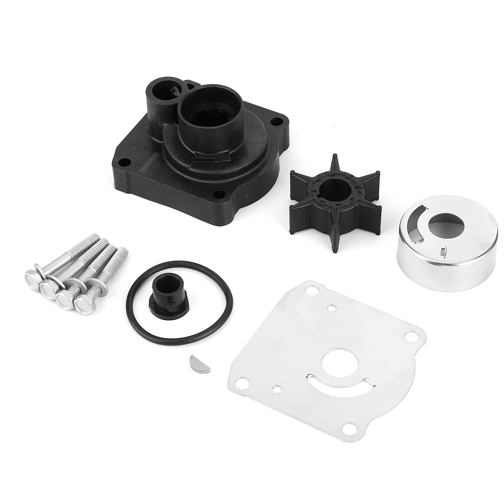 Kit de Turbine de Pompe à Eau Pièces Hors-bord Raccords de Pompe à Eau Remplace 61N-W0078-11 Fit pour 4 Temps F25
