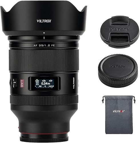 Viltrox AF 35mm F1.2 LAB FE Full Frame Lens for Sony e Mount, Large Aperture Dual Floating Focus 35mm f/1.2 FE HyperVCM Motor