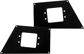 Go Rhino 241731T Textured Black Powder Coat Finish Front Light Plate BR10