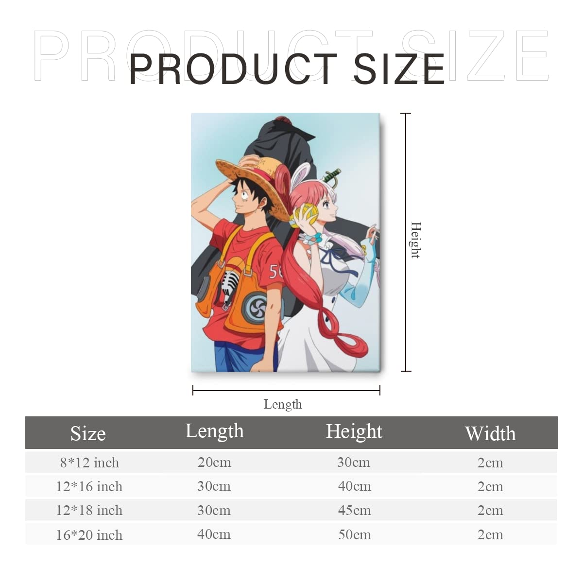 Amazon.co.jp: ワンピース ONEPIECE FILM RED ウタ ポスター アート