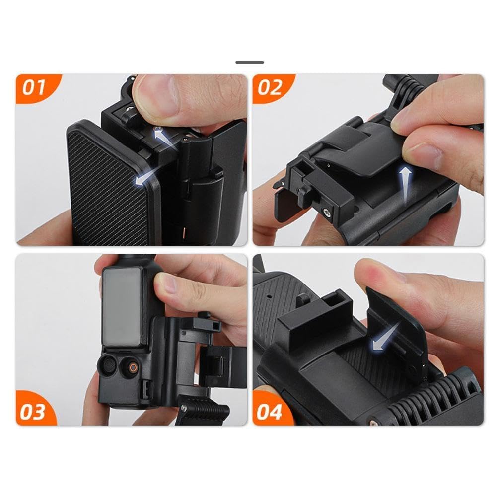 Support Magnétique Réglable Pour DJI Osmo Pocket 3 – Fixation Rapide Sur Surfaces Métalliques, Angle 180°